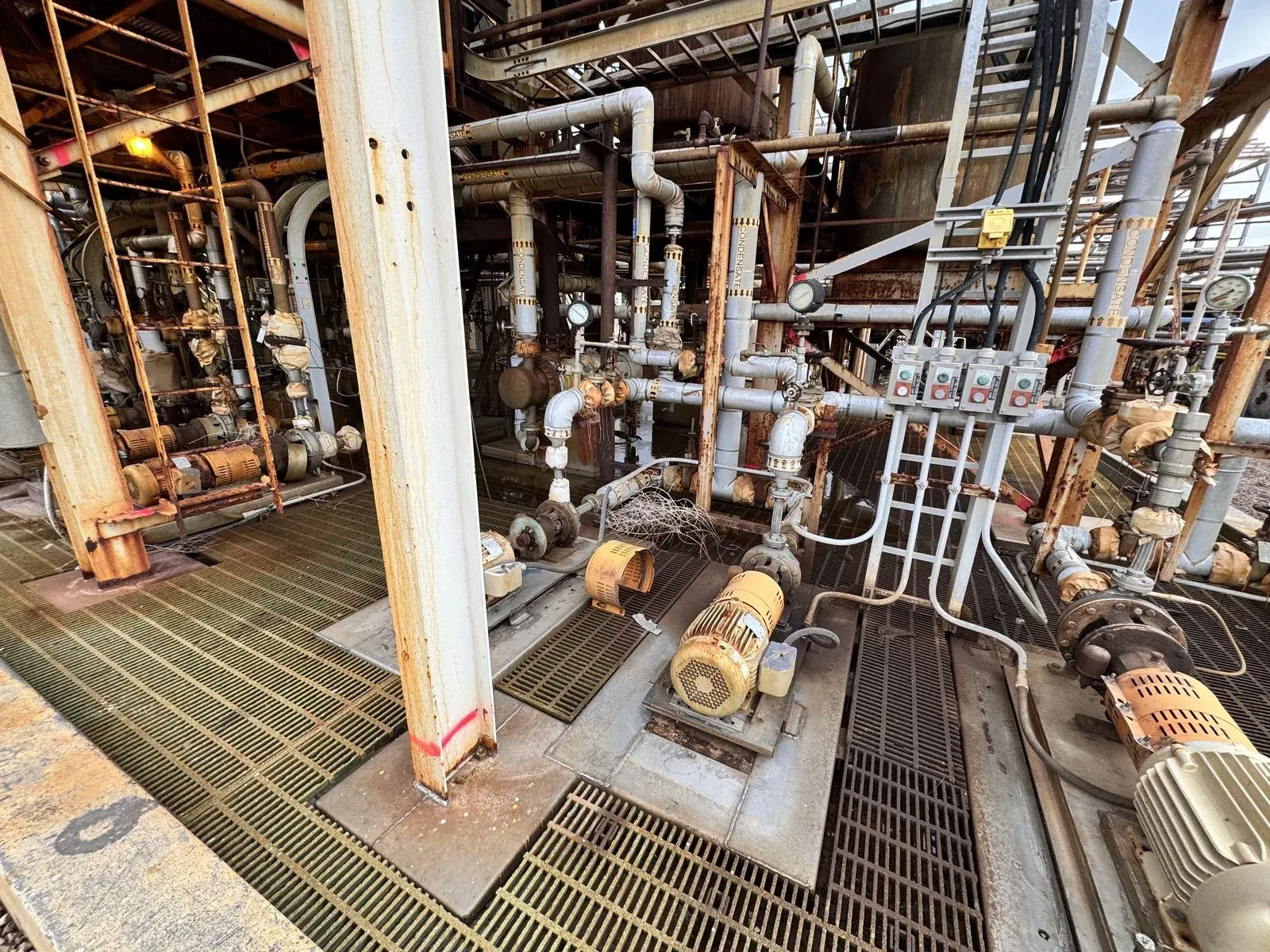 Lead Paint Removal at Industrial Plant — Before