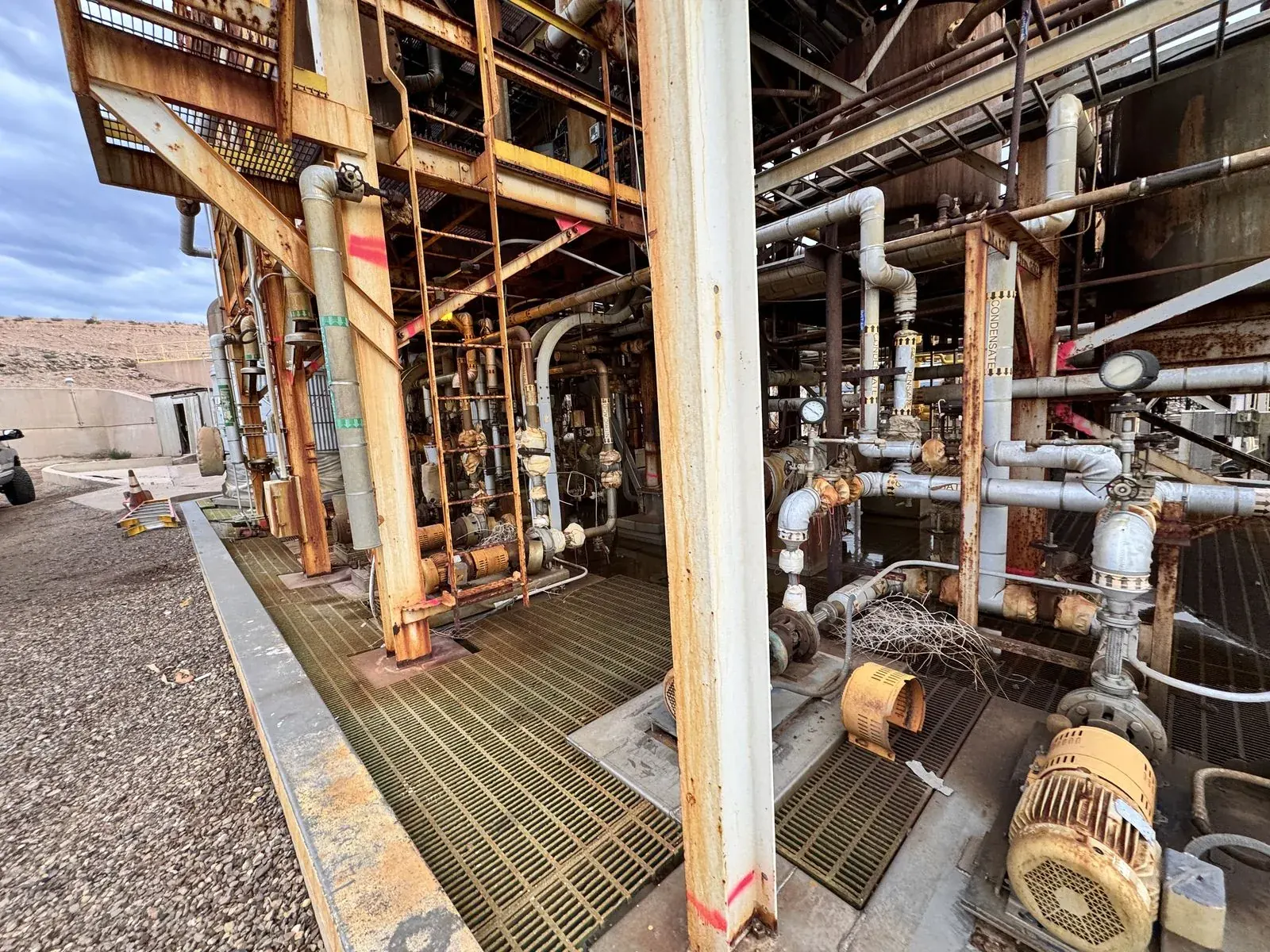 Lead Paint Removal at Industrial Plant — Before