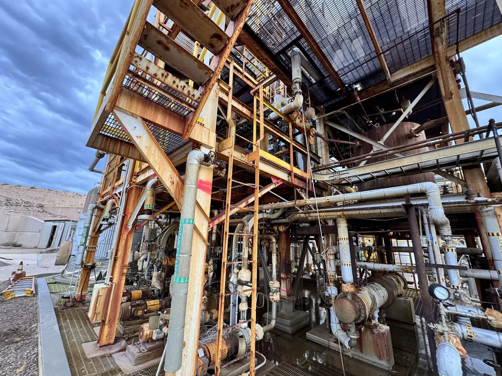 Lead Paint Removal at Industrial Plant — Before