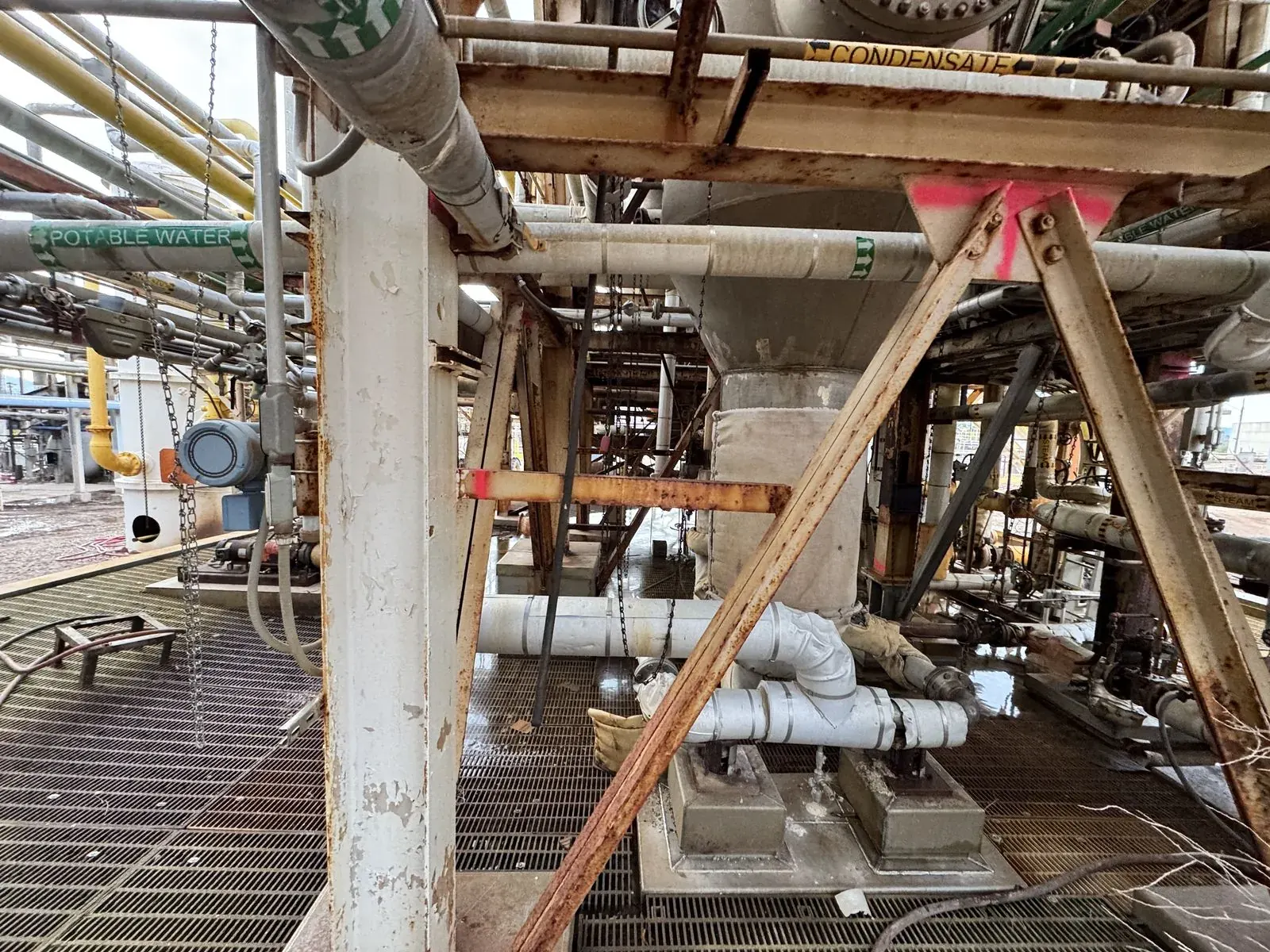 Lead Paint Removal at Industrial Plant — Before