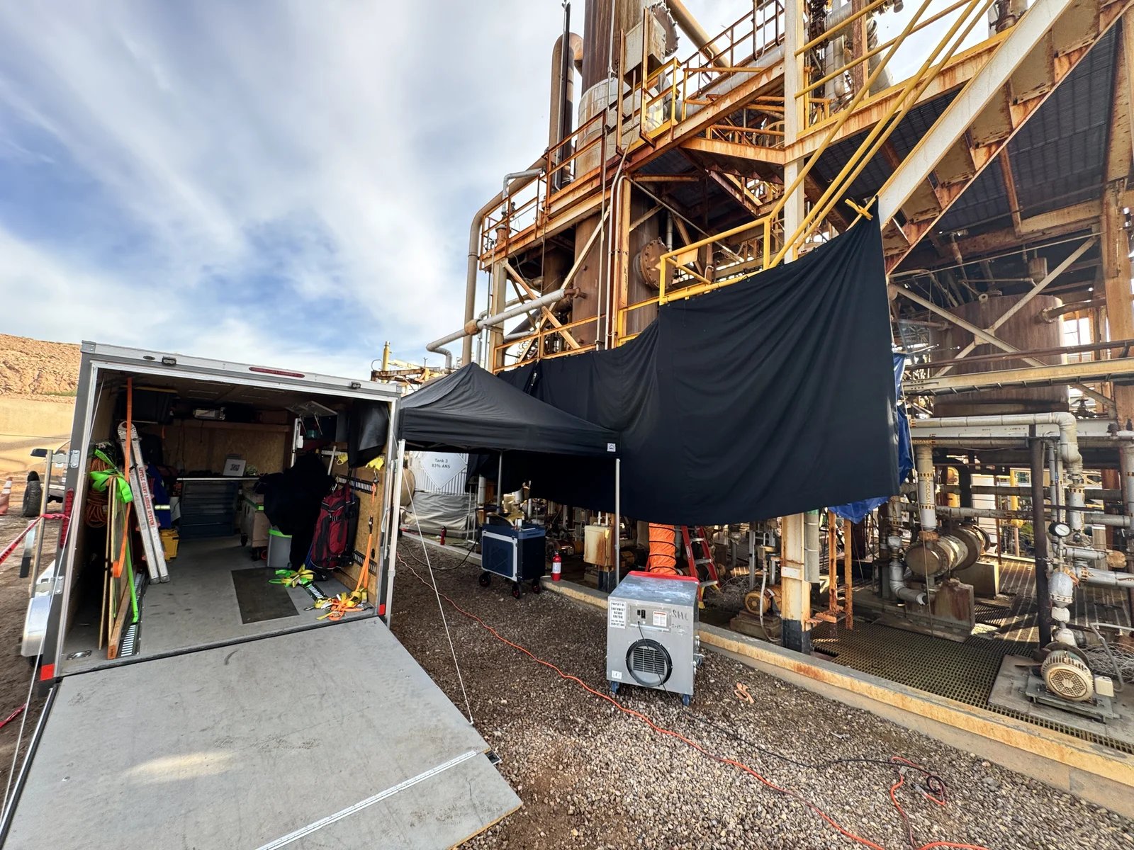 Lead Paint Removal at Industrial Plant